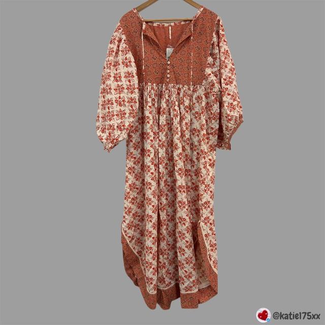 Free People Women's Dress - Orange/Multi - XS on Productcaster.