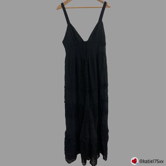 Free People Women's Slip Dress - Black - M on Productcaster.