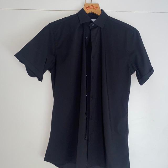 Zara Men's Shirt - Black - S on Productcaster.