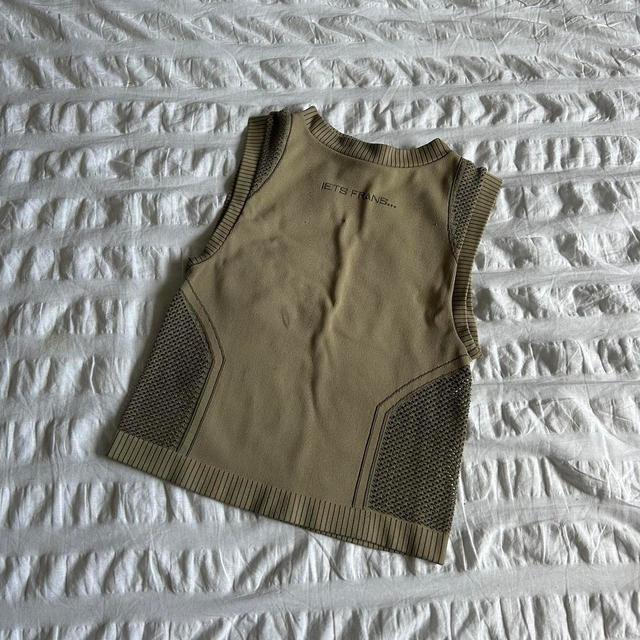 Urban Outfitters Women's Vest - Khaki - L on Productcaster.