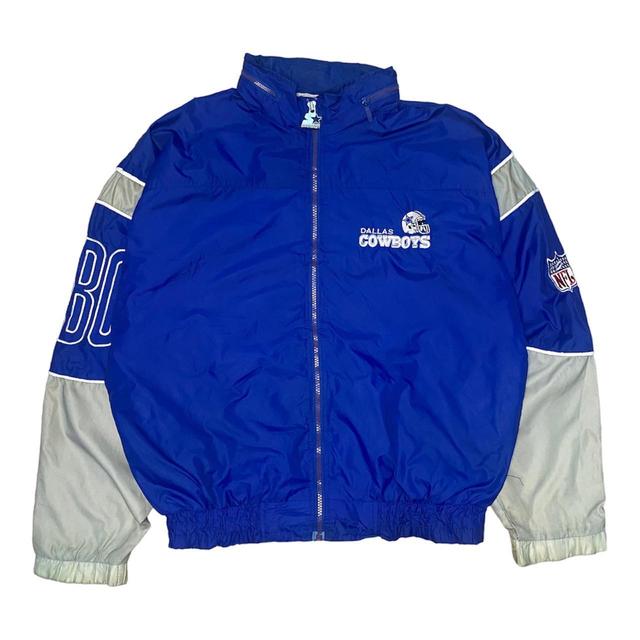 Starter Men's Lightweight Jacket - Blue - M on Productcaster.