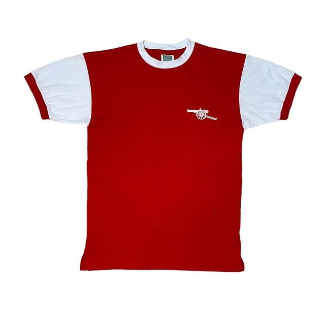 Score Draw Men's T-shirt - Red/White - S on Productcaster.