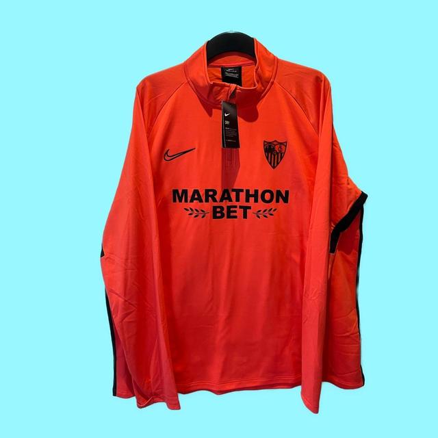 Nike Men's Sweatshirt - Orange/Red - XXL on Productcaster.