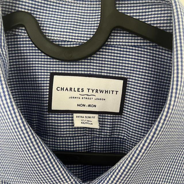 Charles Tyrwhitt Men's Shirt - Blue - L on Productcaster.