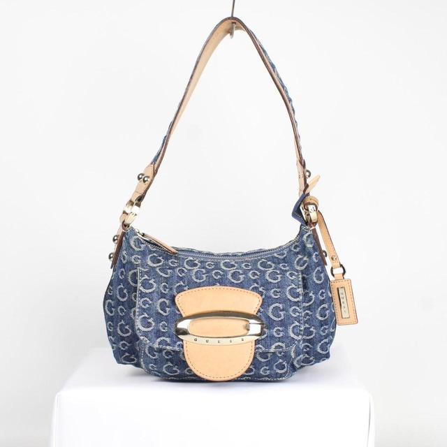 Guess Women's Shoulder bags - Tan/Blue on Productcaster.