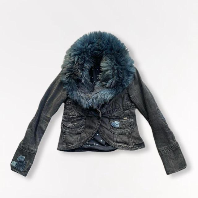 Miss Sixty Women's Jacket - Grey/Blue - M on Productcaster.