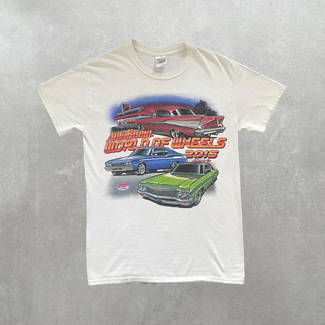 Vintage Men's T-shirt - White - S on Productcaster.