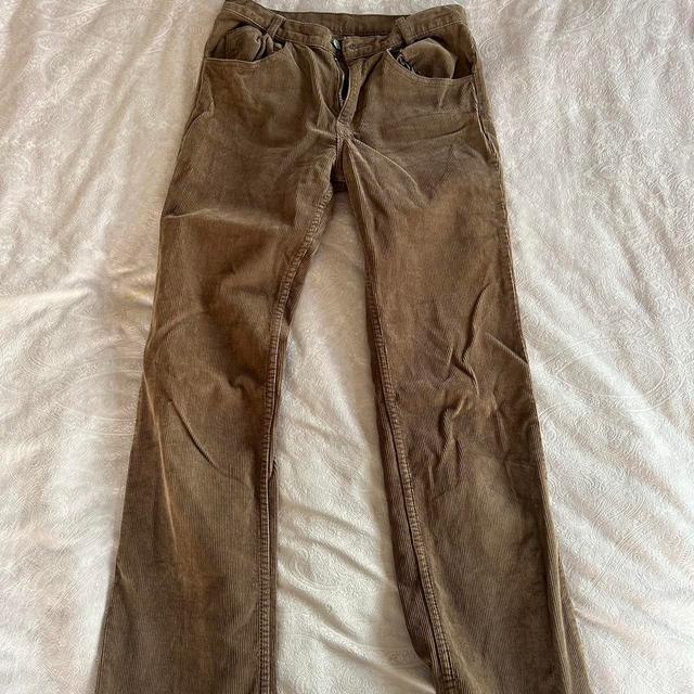 Pull&Bear Women's Trousers - Brown/Tan - UK 8 on Productcaster.