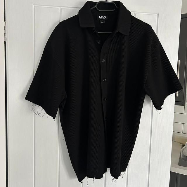 BoohooMAN Men's Shirt - Black - L on Productcaster.