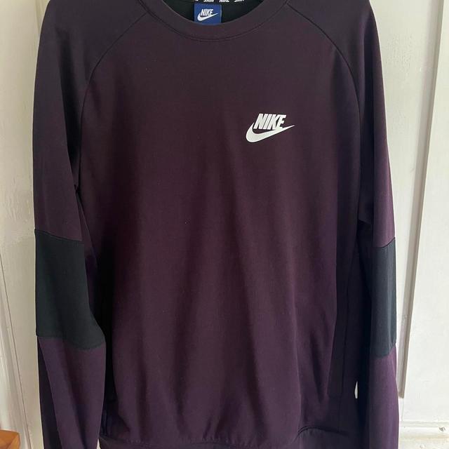 Nike Men's Sweatshirt - Purple - M on Productcaster.