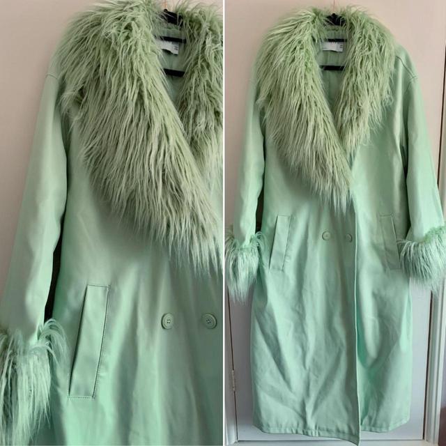 ASOS Design Women's Trench - Green - UK 12 on Productcaster.