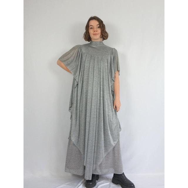 Vintage Women's Maxi Dress - Grey - S on Productcaster.