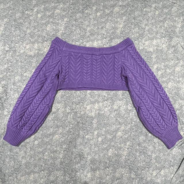 Deadstock Women's Jumper - Purple - XS on Productcaster.