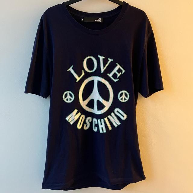 Love Moschino Women's T-shirt - White - L on Productcaster.