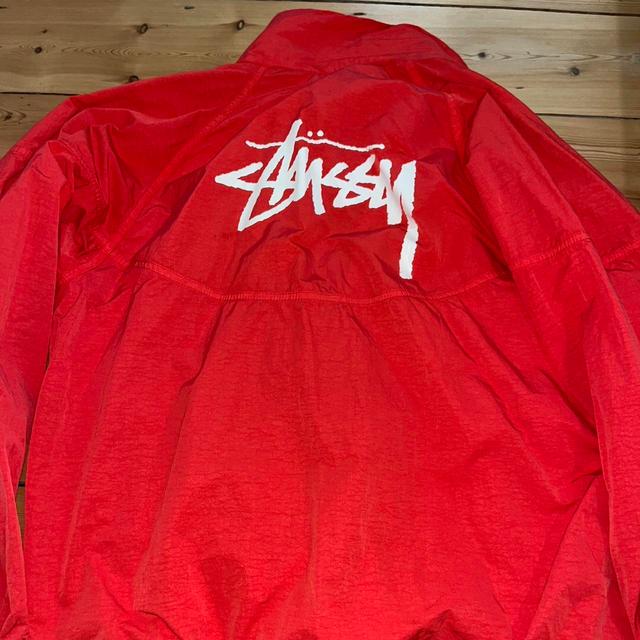 Stüssy Men's Windbreaker Jacket - Red - S on Productcaster.