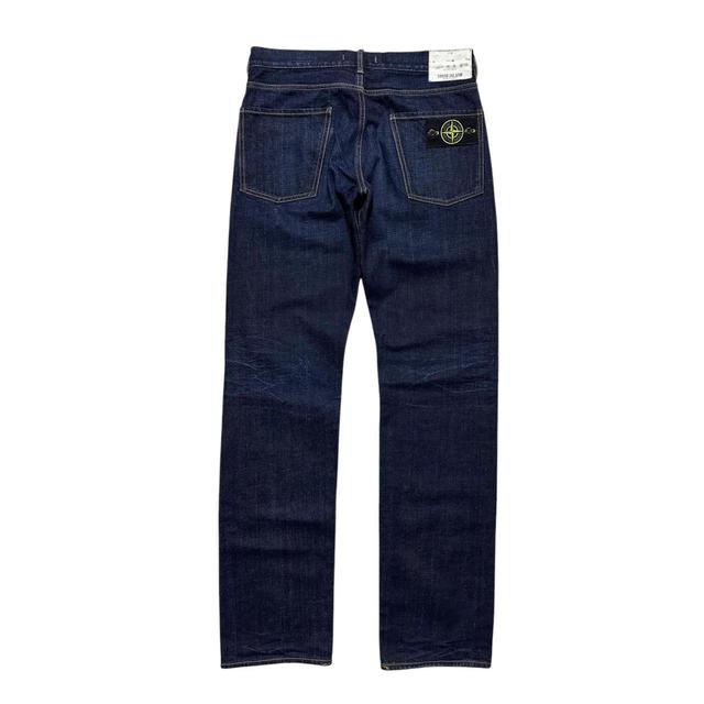 Stone Island Men's Jeans - Blue/Navy - 32" on Productcaster.