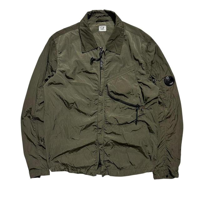 CP Company Men's Jacket - Khaki/Green - M on Productcaster.