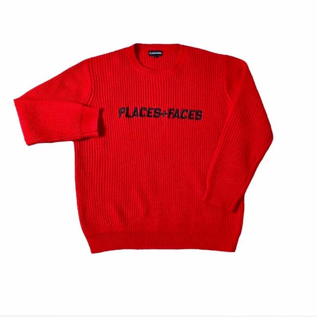 Places + Faces Men's Sweatshirt - Red - L on Productcaster.