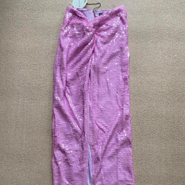 Boohoo Women's Skirt - Pink/Purple - UK 10 on Productcaster.