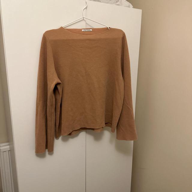 Zara Women's Jumper - Tan - S on Productcaster.