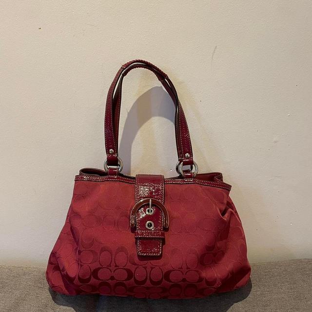 Coach Women's Shoulder bags - Red/Burgundy on Productcaster.