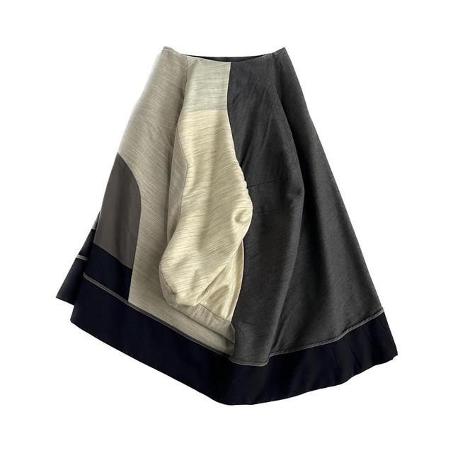 Comme des Garçons Women's Skirt - Grey - S on Productcaster.