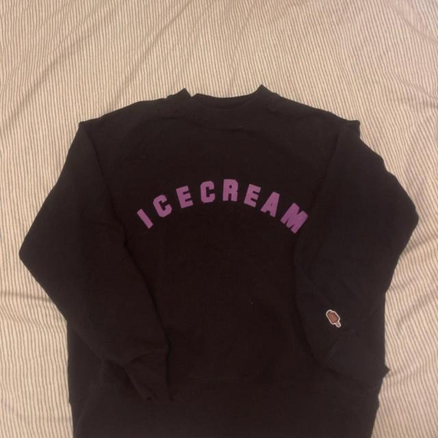 Ice Cream Men's Sweatshirt - Black - L on Productcaster.