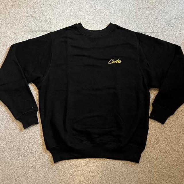 Corteiz Men's Sweatshirt - Black - L on Productcaster.