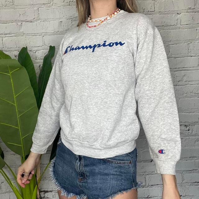 Champion Men's Sweatshirt - Grey - XS on Productcaster.