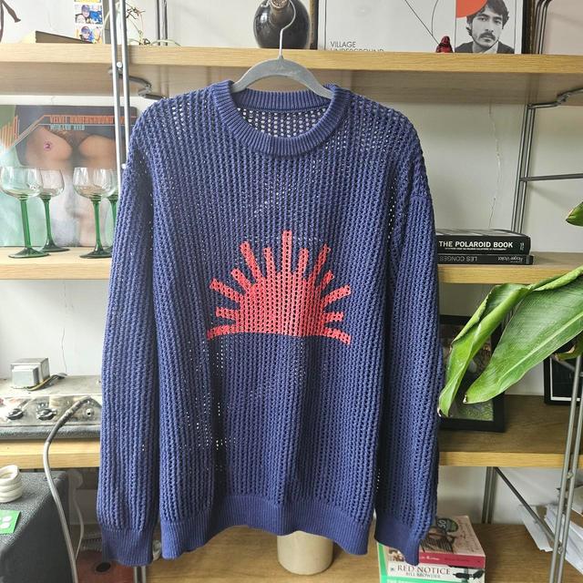 Designer Men's Jumper - Red/Blue - L on Productcaster.