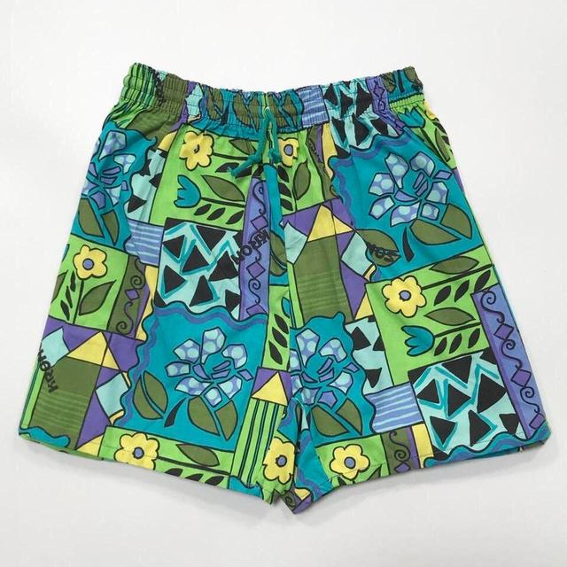 American Vintage Women's Shorts - Green/Multi - UK 8 on Productcaster.