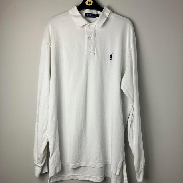 Polo Ralph Lauren Men's Polo shirt - White - L on Productcaster.