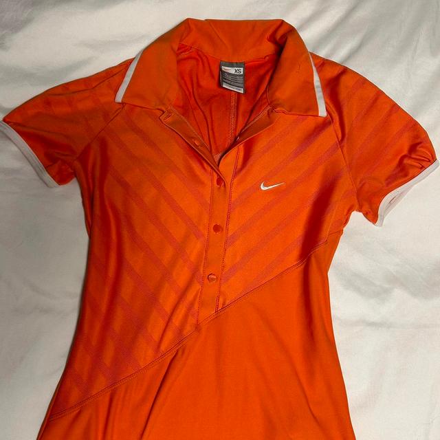 Nike Women's Polo shirt - Orange - S on Productcaster.