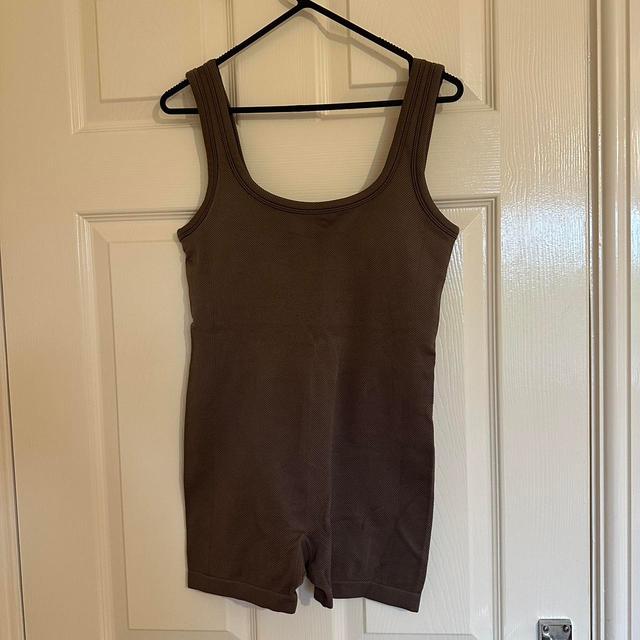 Primark Women's Playsuit - Brown/Grey - S on Productcaster.