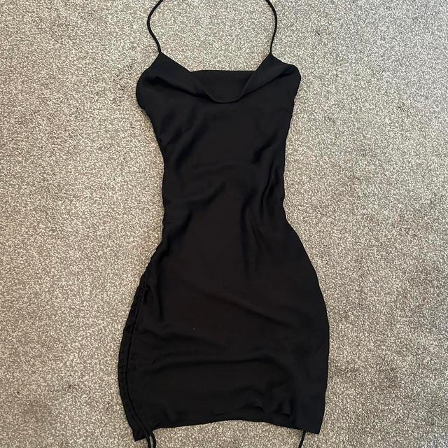 Bershka Women's Slip Dress - Black - XS on Productcaster.