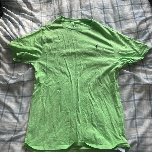 Ralph Lauren Men's T-shirt - Green - M on Productcaster.