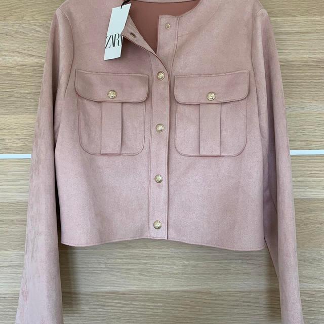 Zara Women's Lightweight Jacket - Pink - S on Productcaster.