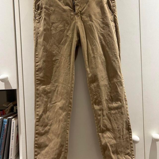 Women's Chino Trousers - Tan/Khaki - UK 14 on Productcaster.