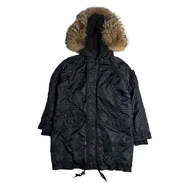 Deadstock Men's Parka - Black - S on Productcaster.