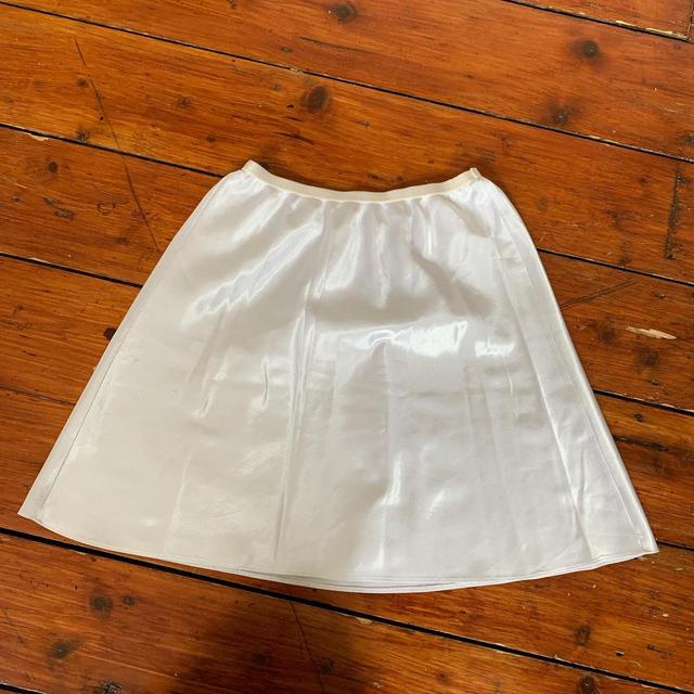 Women's Silk Skirt - White - XS on Productcaster.