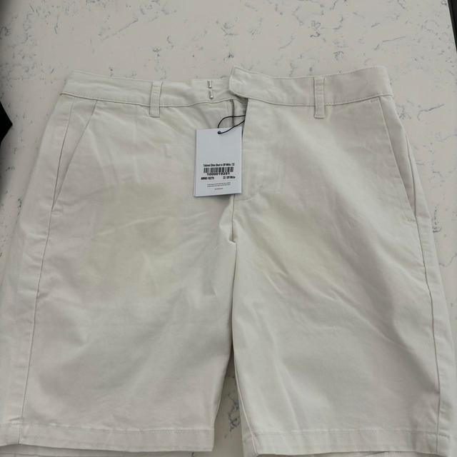 Off-White Men's Shorts - White/Cream - 32" on Productcaster.