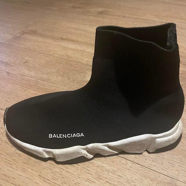 Balenciaga Women's Trainers - Black/White - UK 7 on Productcaster.