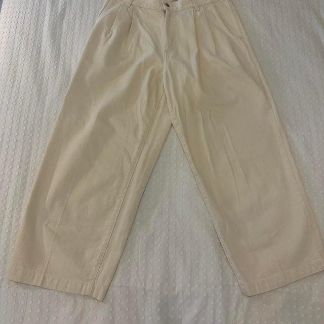 Mfpen Men's Jeans - Cream/White - L on Productcaster.