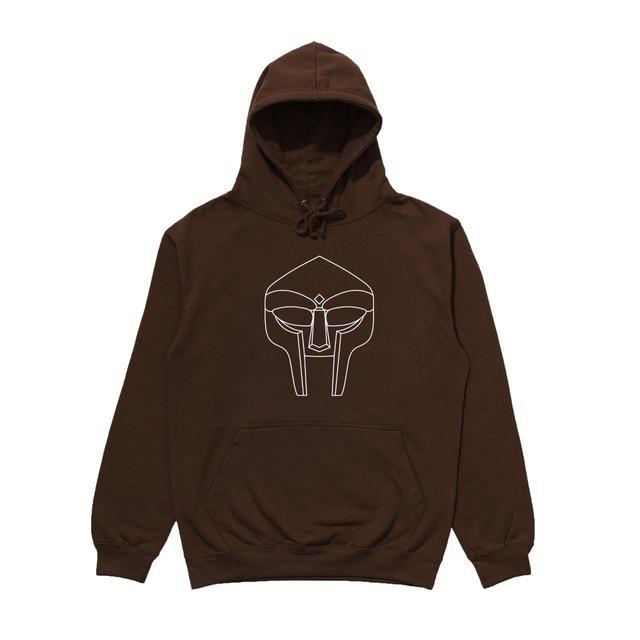 Custom Men's Hoodie - Brown - S on Productcaster.