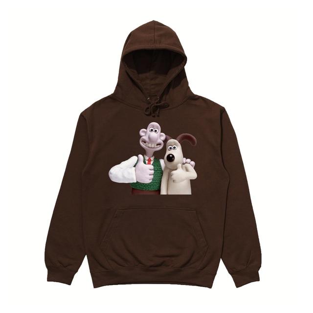 Custom Men's Hoodie - Brown - L on Productcaster.