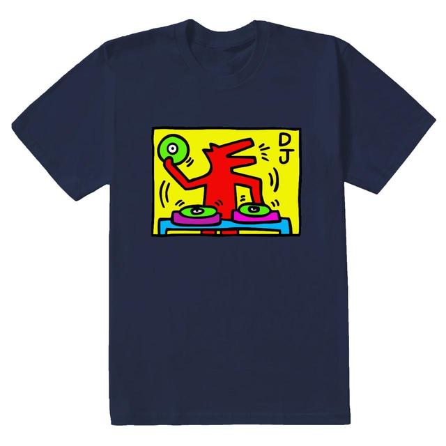 Custom Men's T-shirt - Navy - S on Productcaster.