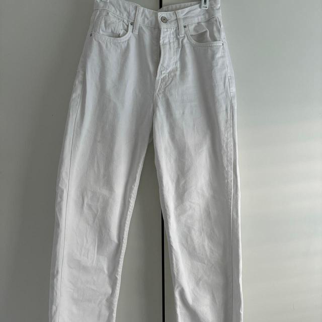 Zara Women's Jeans - White - UK 6 on Productcaster.