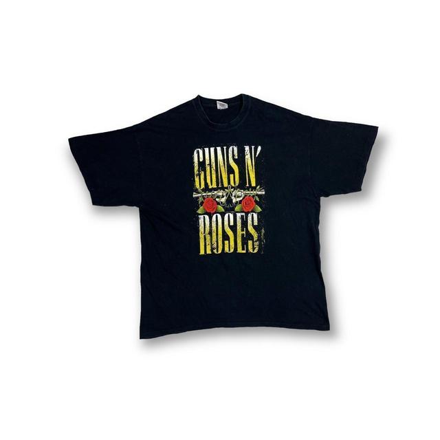 Fruit of the Loom Men's T-shirt - Black/Yellow - XL on Productcaster.