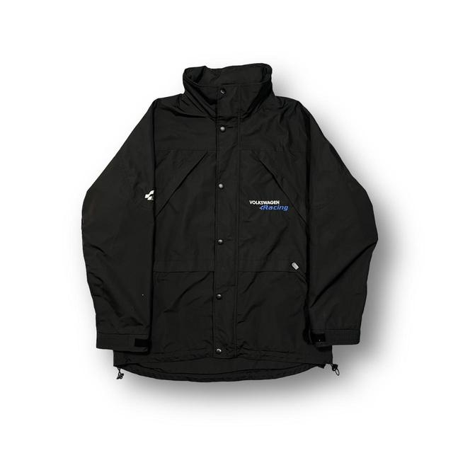 Volkswagen Men's Puffer - Black/Blue - M on Productcaster.