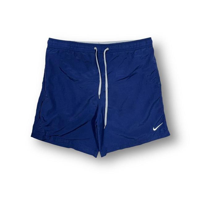 Nike Men's Shorts - Blue/White - L on Productcaster.